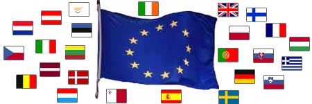Flaggen EU-Mitgliedsstaaten
