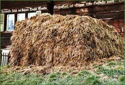 653 Biomasse, hier Stroh, kann verwendet werden