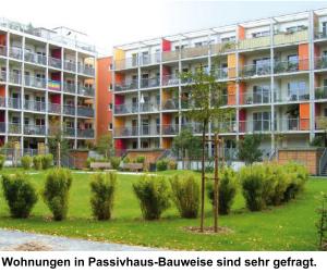 Wohnungen in Passivhaus-Bauweise
