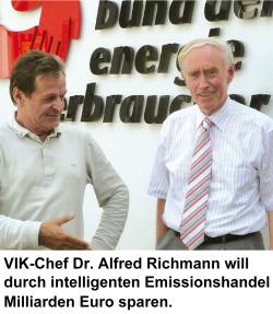 Dr. Aribert Peters mit Dr. Alfred Richmann 