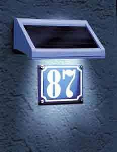 529 Solar-Beleuchtung Hausnummer