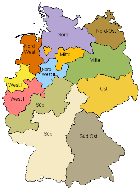 Regionenkarte