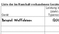 1116 1967 Tipp20 Ausschnitt Liste der im Haushalt vorhandenen Geräte