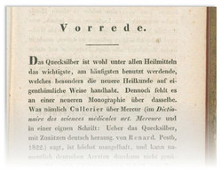 2440 Buch Quecksilber als Heilmittel, 1830