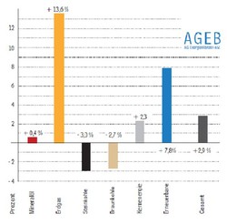 311 AGEB-Bilanz 1. Halbjahr 2015 Grafik: AGEB