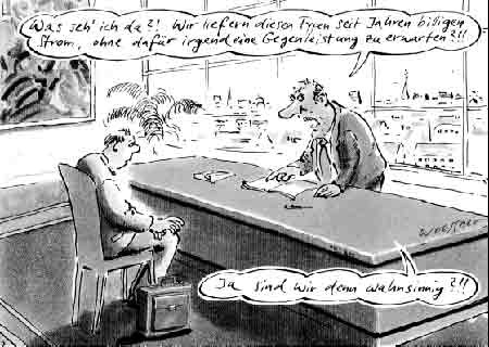 Cartoon taz Karikatur 16.12.2004