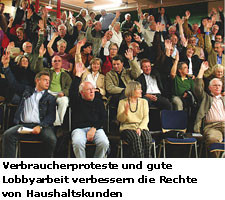Menschen stimmen ab