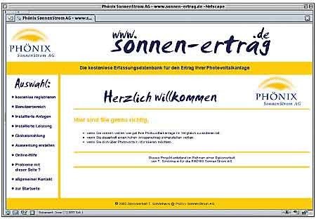 Screenshot PHÖNIX sonnen-ertrag.de