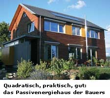 Passivenergiehaus Familie Bauer
