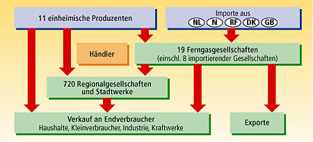 Organigramm Gasverteiler