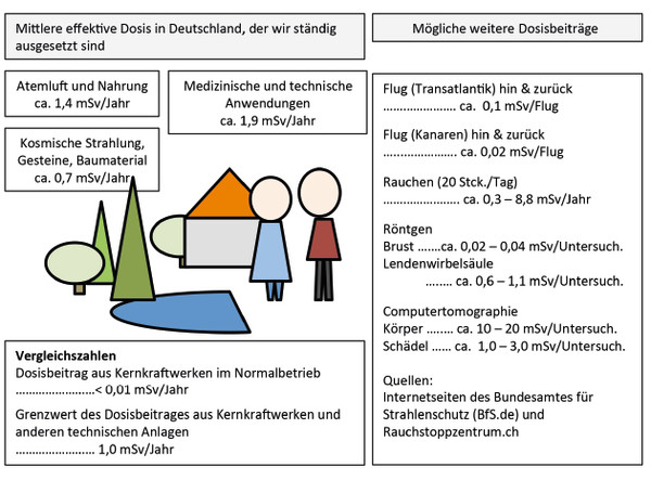 2138 Grafik Dosis Strahlung Radioaktivität